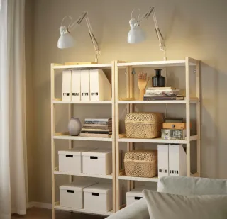 Flexo de escritorio blanco IKEA
