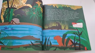 Libro inglés "The Jaguar and the Cow"