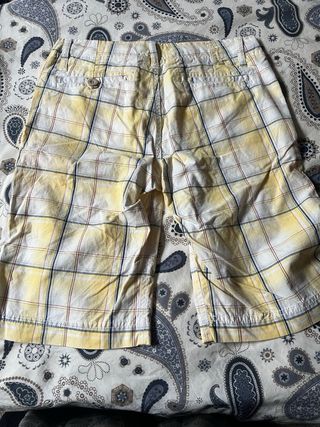 Bermudas de cuadros hombre