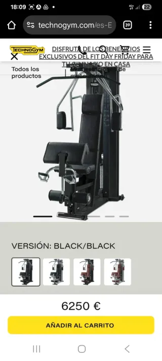 Máquina de gimnasio Technogym UNICA