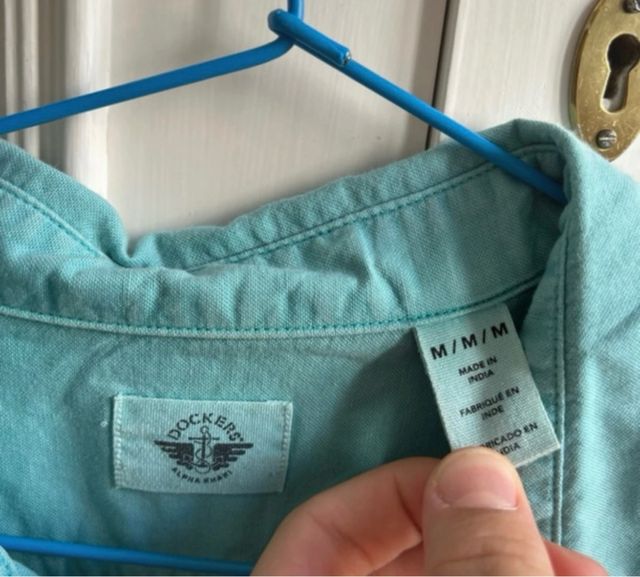 Camisa Dockers Teal Talla M