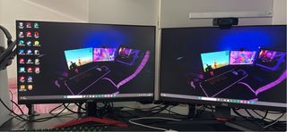 PC Gaming Negro y Rojo