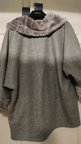 Capa Mujer Talla Única Gris