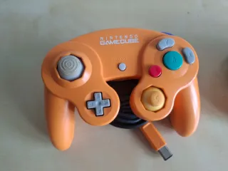 Mandos Nintendo Gamecube Naranja