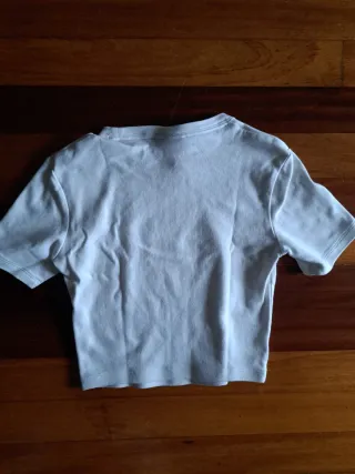 Camiseta Nike Air Crop Top Blanca Vintage