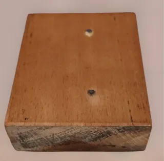 Bloque impresión madera antiguo S.XIX