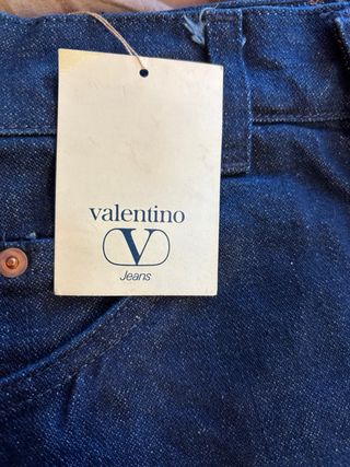 Pantaloni Jeans Valentino Blu Scuro
