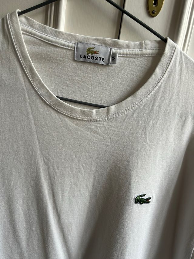 Camiseta Lacoste Blanca Talla M