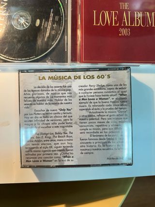 2 CDs Compilatorio Jazz Eternos y The Love Album