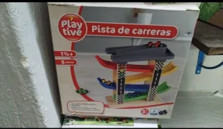 Pista de carreras de madera Playtive