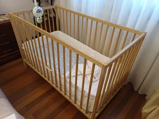 Cuna Ikea Sniglar + Colchón