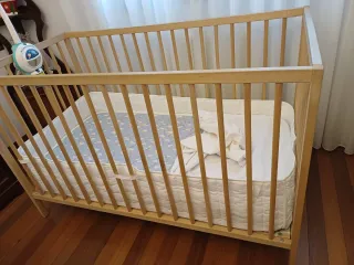 Cuna Ikea Sniglar + Colchón