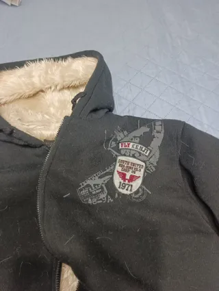 Chamarra Negra Talla Chico