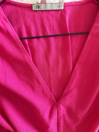 Blusa corta fucsia AK Talla S