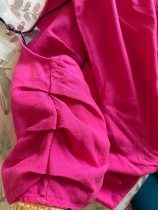 Blusa corta fucsia AK Talla S