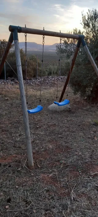 Columpio infantil azul