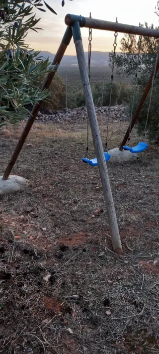 Columpio infantil azul