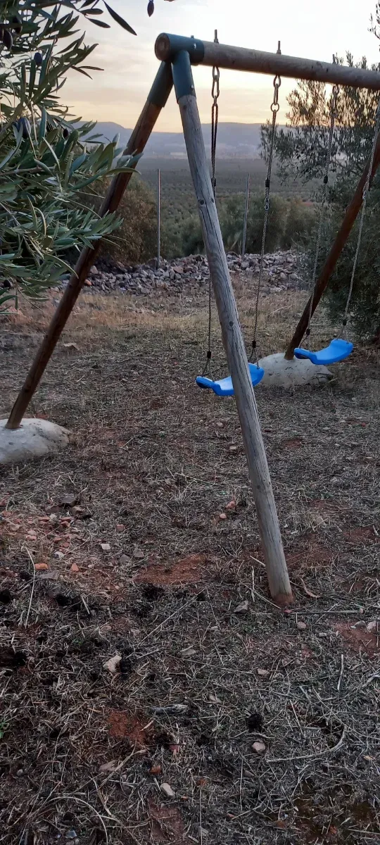 Columpio infantil azul