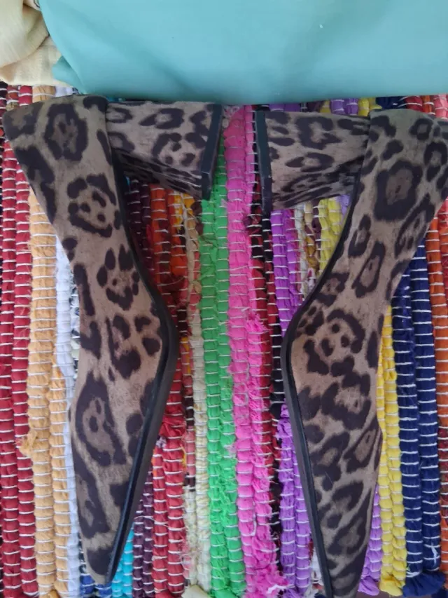 Zapatos tacón bajo MALIEN leopardo talla 37