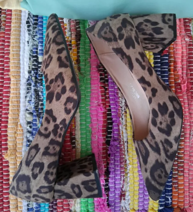 Zapatos tacón bajo MALIEN leopardo talla 37