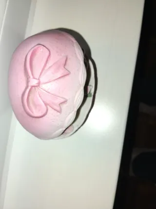 Bañito de porcelana rosa