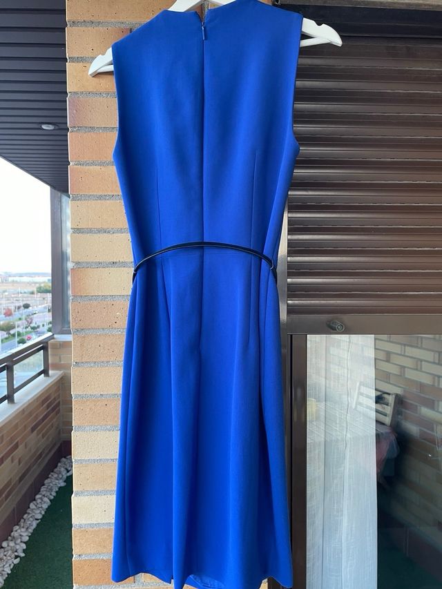 Vestido Mango azul mujer