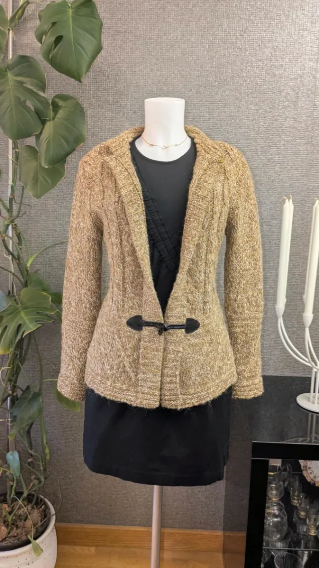 Cárdigan de lana y alpaca