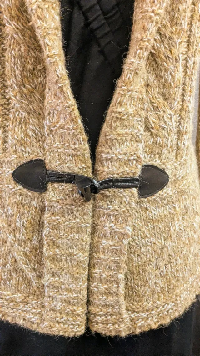 Cárdigan de lana y alpaca