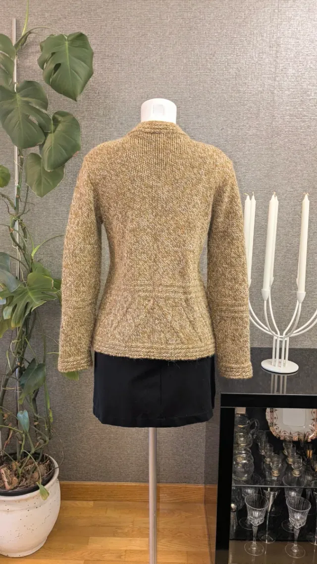 Cárdigan de lana y alpaca