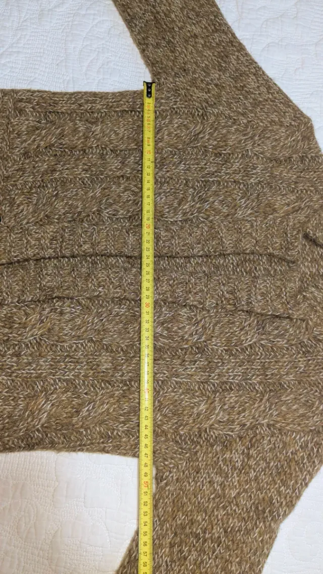 Cárdigan de lana y alpaca