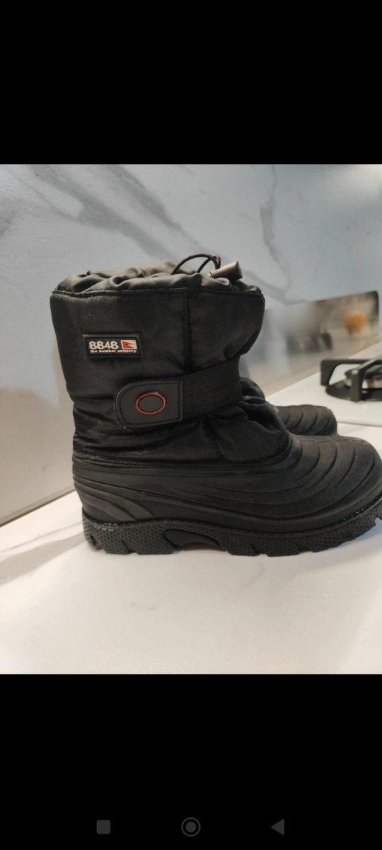 Scarponi neve neri imbottiti 34/35