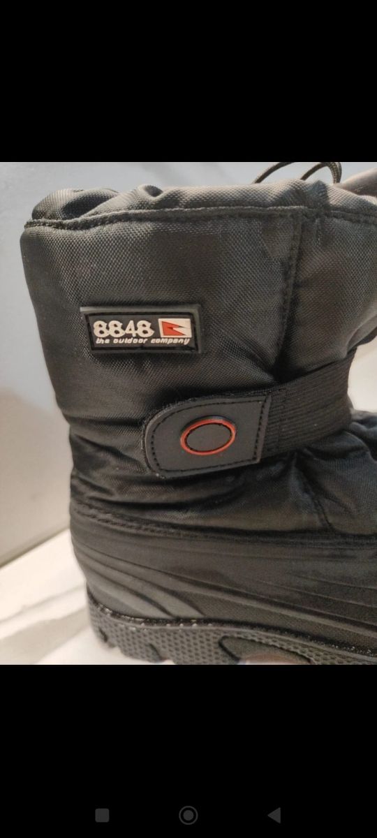 Scarponi neve neri imbottiti 34/35