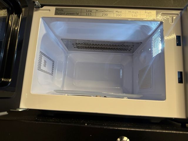 Microondas OK. Plata