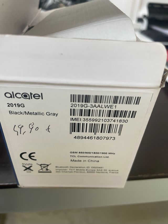 Alcatel Telefono Cellulare Nero