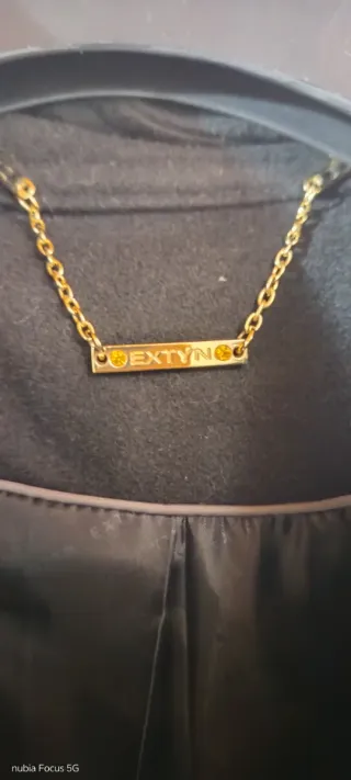 Elegante cappotto lungo nero