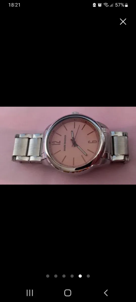 Reloj Mark Maddox Rosa y Plateado