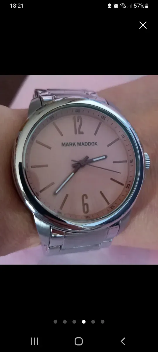 Reloj Mark Maddox Rosa y Plateado