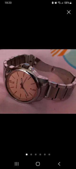 Reloj Mark Maddox Rosa y Plateado