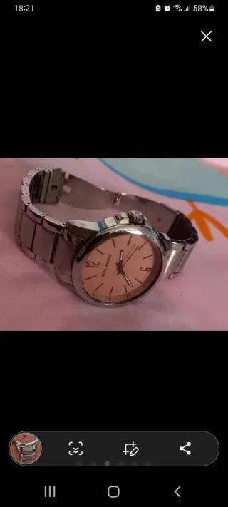 Reloj Mark Maddox Rosa y Plateado