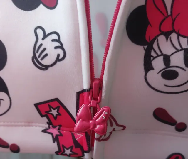 Felpa Minnie con orecchie e fiocco