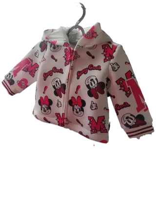 Felpa Minnie con orecchie e fiocco