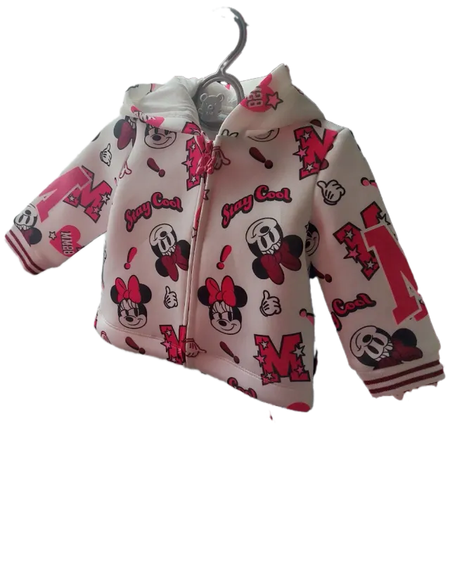 Felpa Minnie con orecchie e fiocco