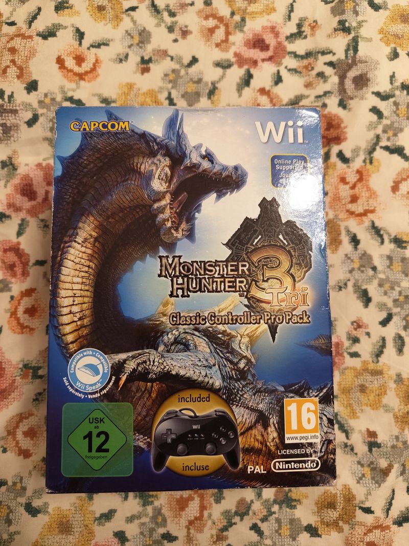 Imagen de Monster Hunter 3 Tri Wii Classic Controller Pro Pa