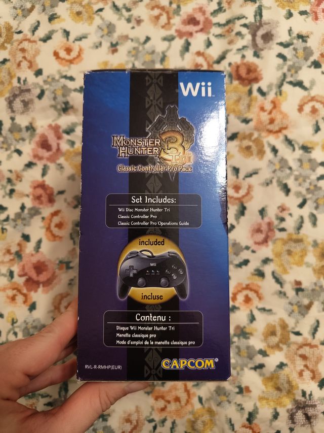 Monster Hunter 3 Tri Wii Classic Controller Pro Pa
