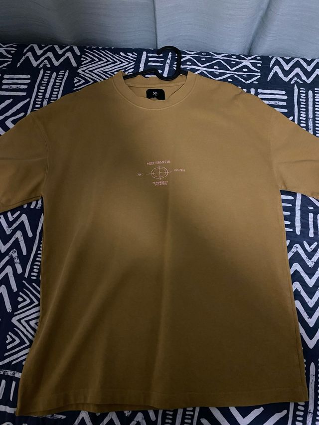 Camiseta Nude Project Talla S Marrón Oversized