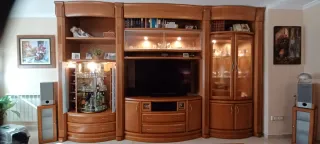 Conjunto muebles de salón boiserie clásico