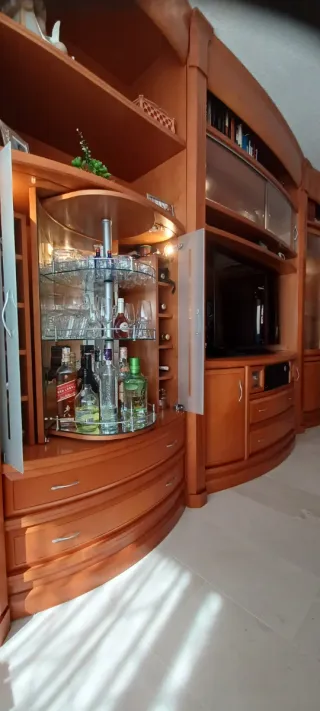 Conjunto muebles de salón boiserie clásico