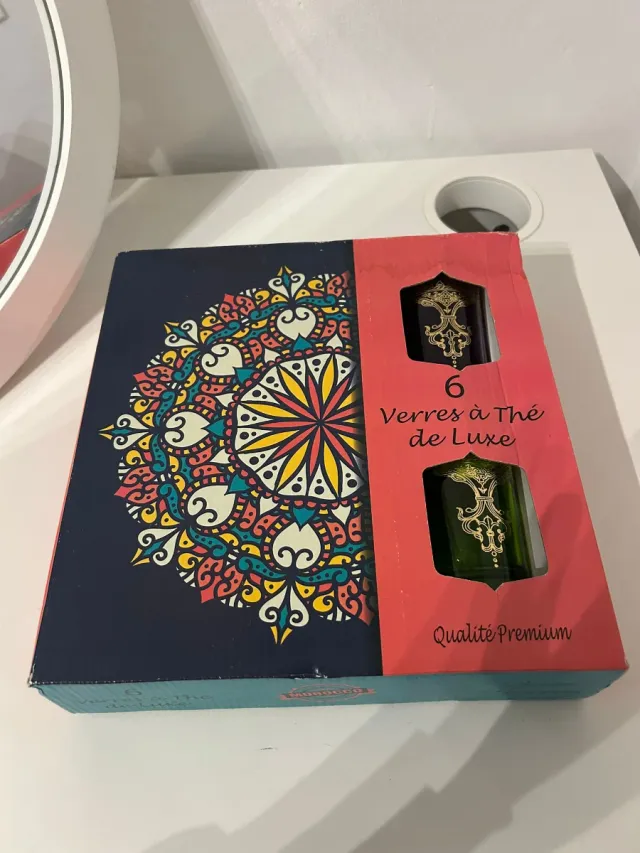 6 Vasos de Té de Lujo Artesanales