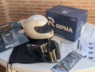 Casco HJC RPHA10 Plus Blanco Perla Talla M