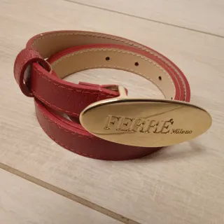 Cintura donna FERRE' fibbia oro 85cm.